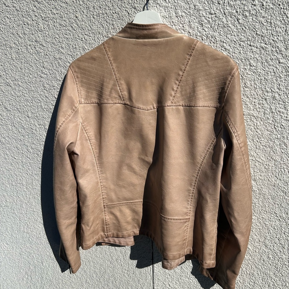 Bagatelle Camel Leather Jacket - image 2